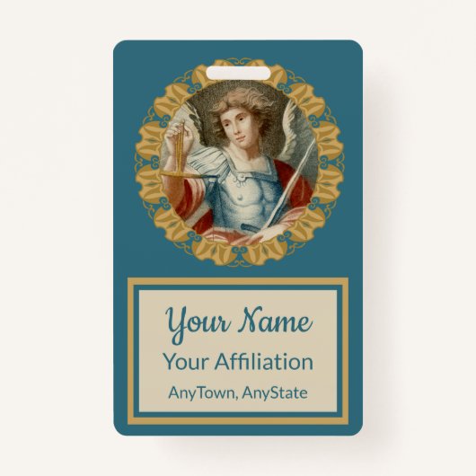 St. Michael the Archangel (M 010) Badge (Voorkant)