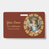 St. Michael the Archangel (M 010) Badge (Achterkant)