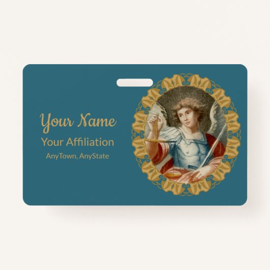 St. Michael the Archangel (M 010) Badge (Voorkant)