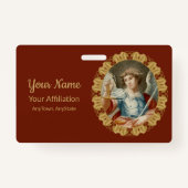 St. Michael the Archangel (M 010) Badge (Achterkant)