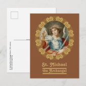 St. Michael the Archangel (M 010) Briefkaart (Voorkant / Achterkant)