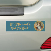 St. Michael the Archangel (M 010) Bumpersticker (Op auto)