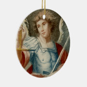 St. Michael the Archangel (M 010) Keramisch Ornament (Rechts)
