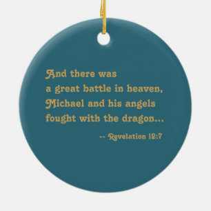 St. Michael the Archangel (M 010) Keramisch Ornament