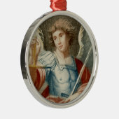 St. Michael the Archangel (M 010) Metalen Ornament (Rechts)