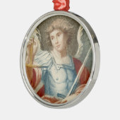 St. Michael the Archangel (M 010) Metalen Ornament (Links)