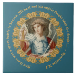 St. Michael the Archangel (M 010) Tegeltje