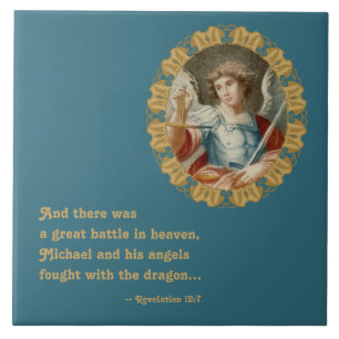 St. Michael the Archangel (M 010) Tegeltje