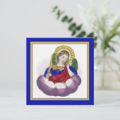 St. Michael the Archangel (M 09) Blank Sq Greeting Kaart (Staand voorkant)