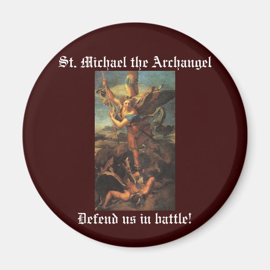 St. Michael the Archangel Magneet (Voorkant)
