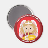 St. Michael the Archangel Magneet (Voorkant / Achterkant)