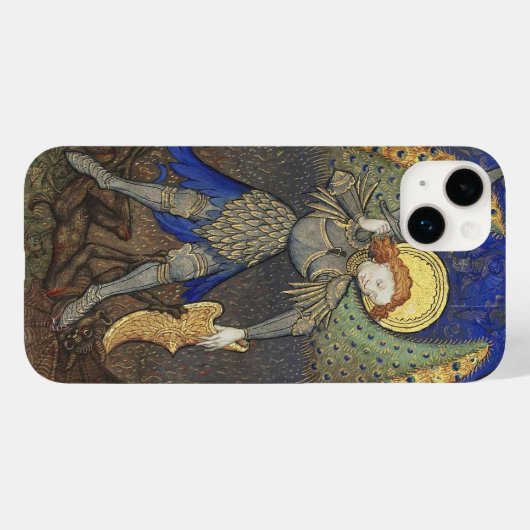St. Michael the Archangel met Devil Case-Mate iPhone Case (Achterkant (horizontaal))