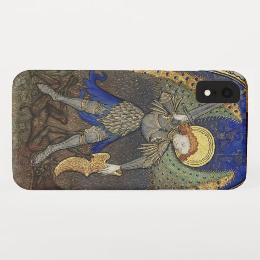 St. Michael the Archangel met Devil Case-Mate iPhone Case (Achterkant (horizontaal))