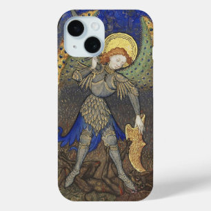 St. Michael the Archangel met Devil iPhone 15 Case