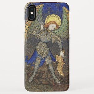 St. Michael the Archangel met Devil iPhone XS Max Hoesje