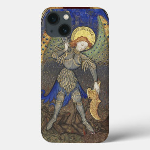 St. Michael the Archangel met Devil iPhone 13 Hoesje