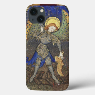 St. Michael the Archangel met Devil iPhone 13 Hoesje