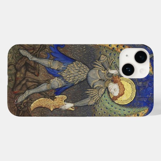 St. Michael the Archangel met Devil Case-Mate iPhone Case (Achterkant (horizontaal))