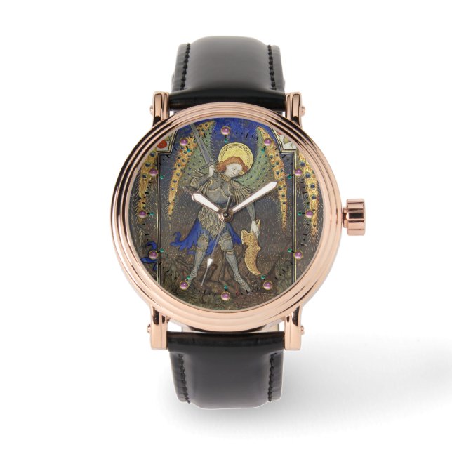 St. Michael the Archangel met Devil Horloge (Voorkant)