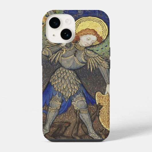 St. Michael the Archangel met Devil iPhone Hoesje (Achterkant)