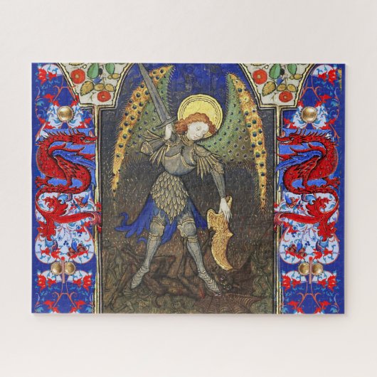 St. Michael the Archangel met Devil, Red Dragon Legpuzzel (Horizontaal)