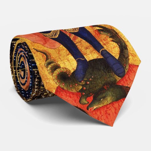 St. Michael the Archangel met Dragon, Ruby Stropdas (Opgerold)