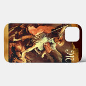 St. Michael the Archangel Monogram Case-Mate iPhone Case (Achterkant (horizontaal))