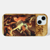 St. Michael the Archangel Monogram Case-Mate iPhone Case (Achterkant (horizontaal))