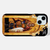 St. Michael the Archangel Monogram Case-Mate iPhone Case (Achterkant (horizontaal))