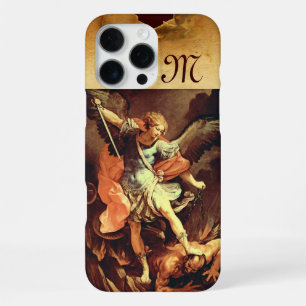 St. Michael the Archangel Monogram iPhone 16 Pro Max Hoesje