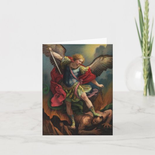 St. Michael the Archangel Note Kaart (Voorkant)