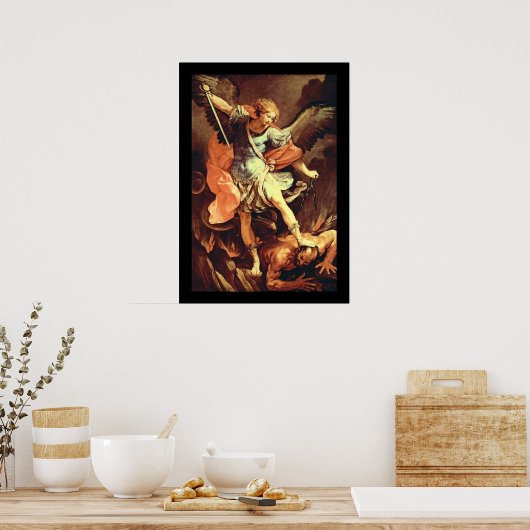 St. Michael the Archangel Poster (Keuken)