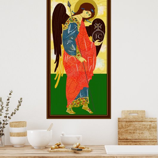 St. Michael the Archangel Poster (Keuken)