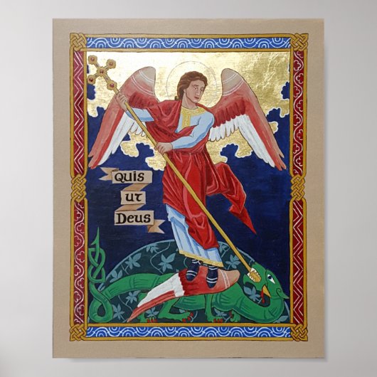 St. Michael the Archangel Poster (Voorkant)