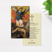 St. Michael the Archangel Prayer Heilige Kaart (Bureau)