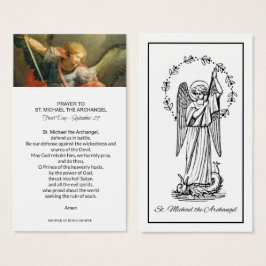 St. Michael the Archangel Prayer Heilige Kaart