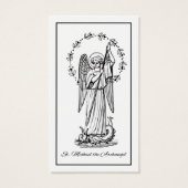 St. Michael the Archangel Prayer Heilige Kaart (Achterkant)