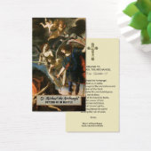 St. Michael the Archangel Prayer Heilige Kaart (Bureau)