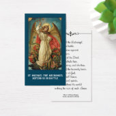 St. Michael the Archangel Prayer Heilige Kaart (Bureau)