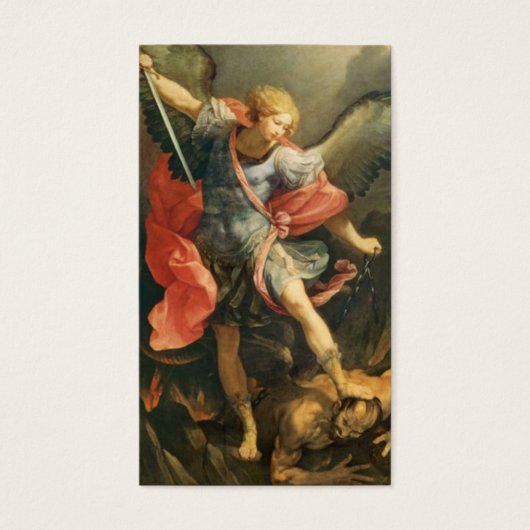 St. Michael the Archangel Prayer Heilige Kaart (Voorkant)