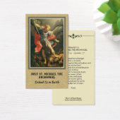 St. Michael the Archangel Prayer Heilige Kaart (Bureau)