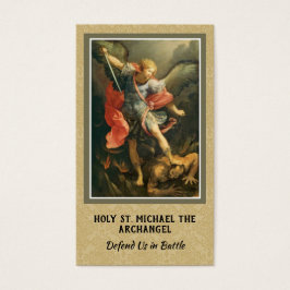 St. Michael the Archangel Prayer Heilige Kaart