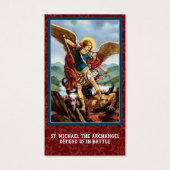 St. Michael the Archangel Prayer Heilige Kaart (Voorkant)