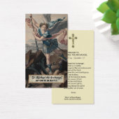 St. Michael the Archangel Prayer Heilige Kaart (Bureau)