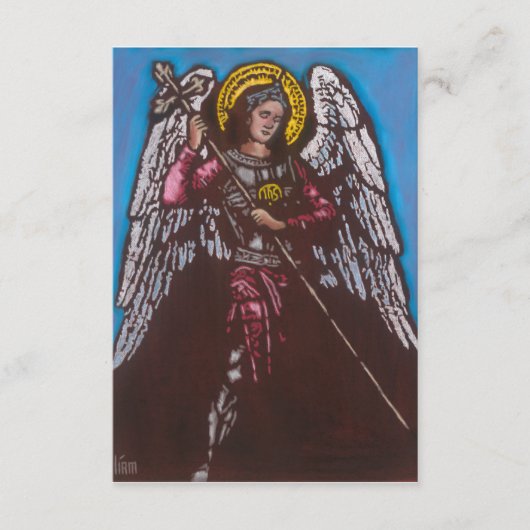 St. Michael the Archangel Prayer Kaart (Voorkant)