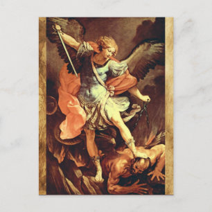 St. Michael the Archangel Prayer Kaart