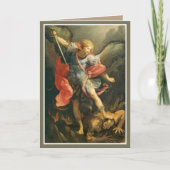 St. Michael the Archangel Prayer Kaart (Voorkant)