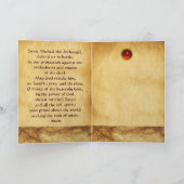 St. Michael the Archangel Prayer Kaart (Binnen)