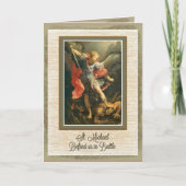 St. Michael the Archangel Prayer Kaart (Voorkant)