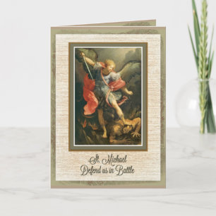 St. Michael the Archangel Prayer Kaart